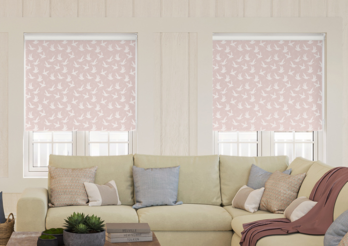 Seagulls, Coral - Twist&Fit Roller Blind - Image 3